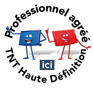 Logo des Professionnels agréés TNT Haute Définition
